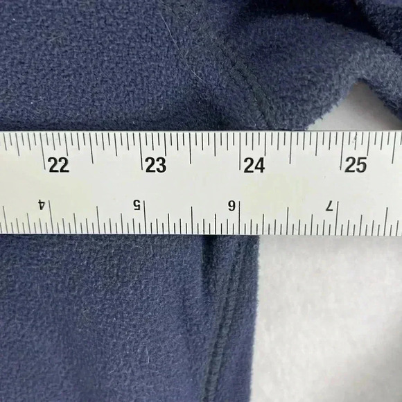 GAP Men’s Fleece 1/4 Zip Pullover Size Large Navy - Picture 10 of 11